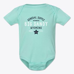 Big Sandy Wyoming General Supply Baby Onesie