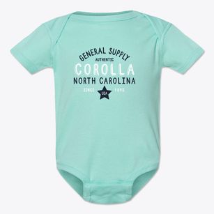 Corolla North Carolina General Supply Baby Onesie