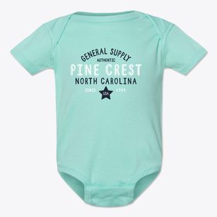 Pine Crest North Carolina General Supply Baby Onesie