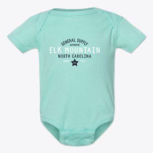 Elk Mountain North Carolina General Supply Baby Onesie