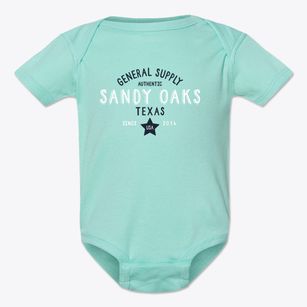 Sandy Oaks Texas General Supply Baby Onesie