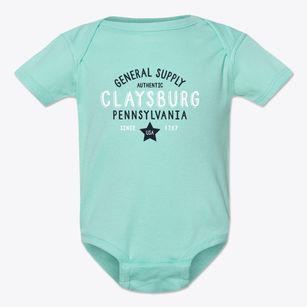 Claysburg Pennsylvania General Supply Baby Onesie