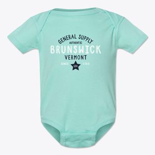Brunswick Vermont General Supply Baby Onesie