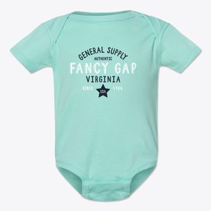 Fancy Gap Virginia General Supply Baby Onesie