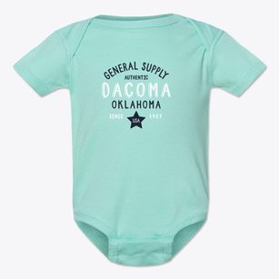 Dacoma Oklahoma General Supply Baby Onesie