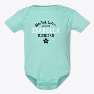 Isabella Michigan General Supply Baby Onesie