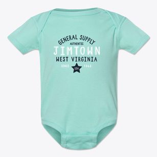 Jimtown West Virginia General Supply Baby Onesie