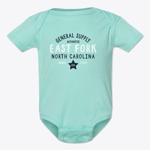 East Fork North Carolina General Supply Baby Onesie