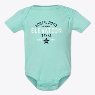 Elevation Texas General Supply Baby Onesie