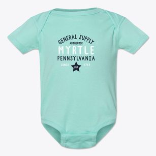 Myrtle Pennsylvania General Supply Baby Onesie