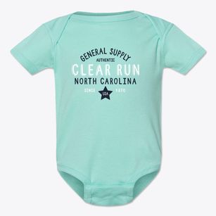 Clear Run North Carolina General Supply Baby Onesie