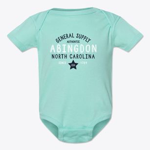 Abingdon North Carolina General Supply Baby Onesie