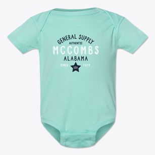 Mccombs Alabama General Supply Baby Onesie
