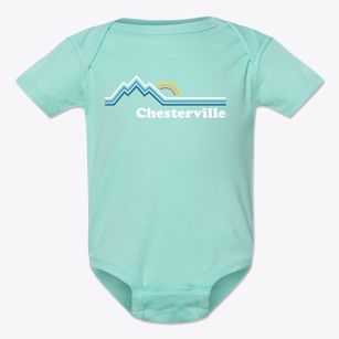 Chesterville Pennsylvania Mountain View Baby Onesie