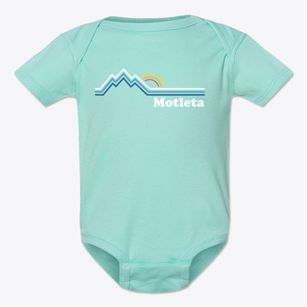 Motleta North Carolina Mountain View Baby Onesie