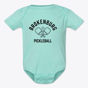 Brokenburg Virginia Pickleball Baby Onesie