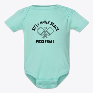 Kitty Hawk Beach North Carolina Pickleball Baby Onesie