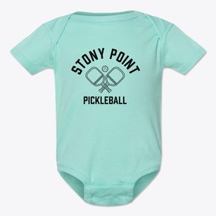 Stony Point Arkansas Pickleball Baby Onesie