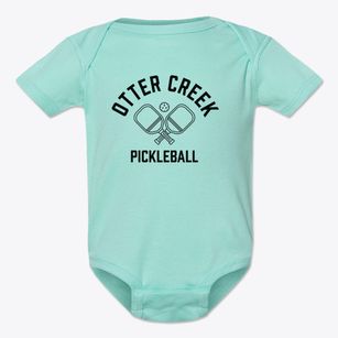 Otter Creek Iowa Pickleball Baby Onesie