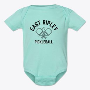 East Ripley New York Pickleball Baby Onesie
