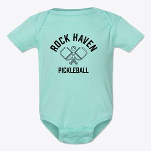 Rock Haven Tennessee Pickleball Baby Onesie
