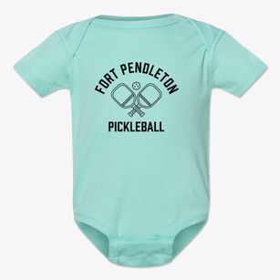 Fort Pendleton Maryland Pickleball Baby Onesie