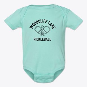 Woodcliff Lake New Jersey Pickleball Baby Onesie
