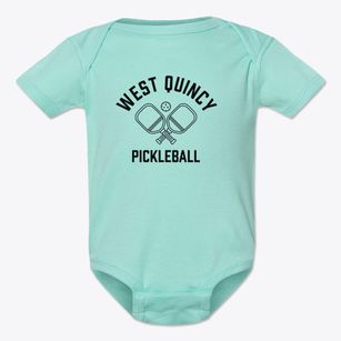 West Quincy Missouri Pickleball Baby Onesie