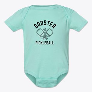 Booster Arkansas Pickleball Baby Onesie