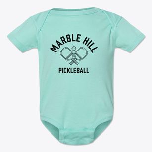 Marble Hill New Jersey Pickleball Baby Onesie