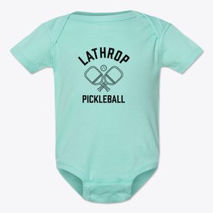 Lathrop Ohio Pickleball Baby Onesie