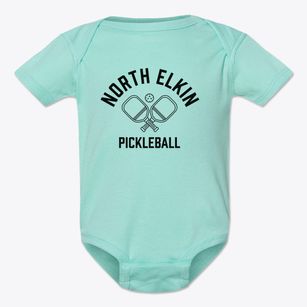 North Elkin North Carolina Pickleball Baby Onesie