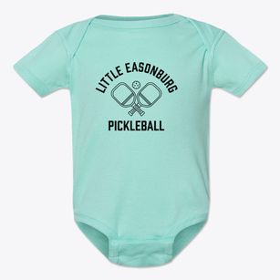 Little Easonburg North Carolina Pickleball Baby Onesie