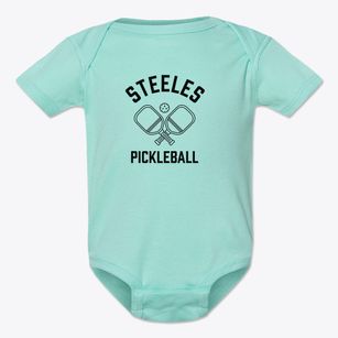 Steeles West Virginia Pickleball Baby Onesie