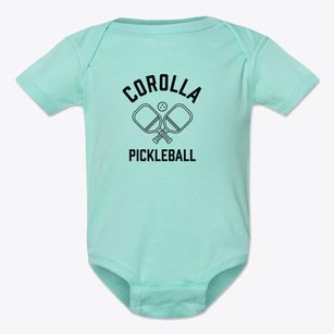 Corolla North Carolina Pickleball Baby Onesie