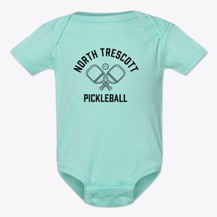North Trescott Maine Pickleball Baby Onesie