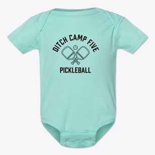 Ditch Camp Five California Pickleball Baby Onesie