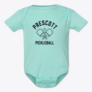 Prescott Wisconsin Pickleball Baby Onesie