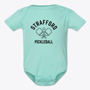 Strafford New Hampshire Pickleball Baby Onesie
