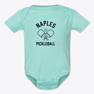 Naples Maine Pickleball Baby Onesie