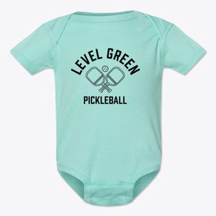 Level Green Pennsylvania Pickleball Baby Onesie