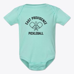 East Providence Rhode Island Pickleball Baby Onesie