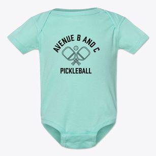 Avenue B And C Arizona Pickleball Baby Onesie