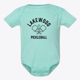 Lakewood New York Pickleball Baby Onesie