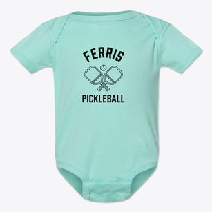 Ferris Texas Pickleball Baby Onesie