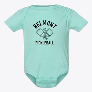 Belmont Mississippi Pickleball Baby Onesie