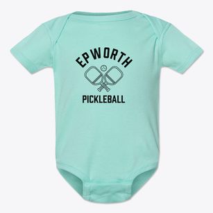 Epworth Iowa Pickleball Baby Onesie