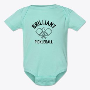 Brilliant Ohio Pickleball Baby Onesie