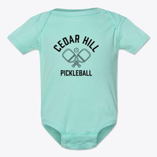 Cedar Hill Missouri Pickleball Baby Onesie