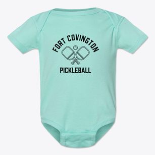 Fort Covington New York Pickleball Baby Onesie